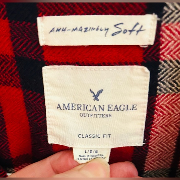American Eagle Outfitters “Ahhh-Mazingly Soft” Oversized Plaid Flannel Shirt - Picture 4 of 14
